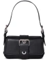 Оригинална дамска чанта BY FAR Eloise Black Nappa Leather Shoulder Bag, снимка 4