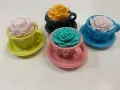 Цветя изработени с глицеринов ароматен сапун , снимка 5
