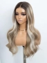 Нова Перука с HD дантела, 66 см, топлоустойчива синтетична коса, лесна за носене, снимка 2