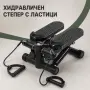 ️ Хидравличен степер с ластици и LCD брояч, черен, снимка 1