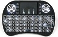 Rii I8 2.4 GHz Мини безжична клавиатура с подсветка и тъчпад Бяла/Черна, снимка 6