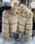 Промо цена* Луксозни палта от лисица естествен косъм , снимка 1