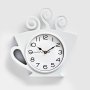 4002 Кухненски стенен часовник Бяла чашка за кафе, снимка 1 - Стенни часовници - 42117901