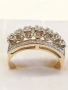 Златен пръстен с брилианти. , снимка 8