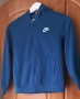 Nike - Спортен екип с цип и качулка, Син, 137-147 CM, снимка 10