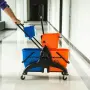 Професионална количка за почистване с 2 x 26L кофи, снимка 5