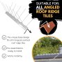 Defender Bird Spikes Ленти със шипове за покрив 5 метра, 15 ленти по 34 см, включва фиксиращ силикон, снимка 2