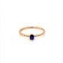 Златен дамски пръстен 1,22гр. размер:56 14кр. проба:585 модел:20110-6, снимка 1 - Пръстени - 42615494
