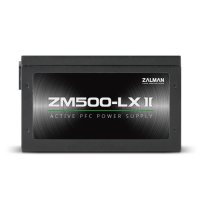 Захранване за настолен компютър Zalman ZM500-LXII ATX Active PFC Power Supply , снимка 5 - Захранвания и кутии - 34499647