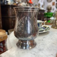 Посребрена чаша №4660, снимка 2 - Други ценни предмети - 42609747