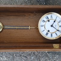 Стар механичен часовник стенен Hermle Westminster, Made in Germany., снимка 5 - Стенни часовници - 42064903