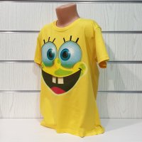 Нова детска тениска с дигитален печат Спондж боб, SpongeBob, снимка 10 - Детски тениски и потници - 31690982