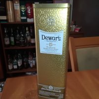 DEWARS 15 YEARS-МЕТАЛНА ПРАЗНА КУТИЯ ЗА КОЛЕКЦИЯ 0109221552, снимка 4 - Колекции - 37868996