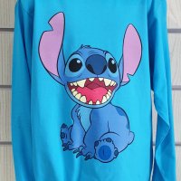 Нова детска блуза с дълъг ръкав и дигитален печат Стич (Stitch), снимка 5 - Детски Блузи и туники - 40571488