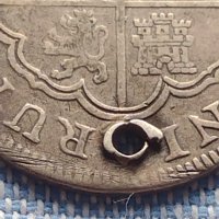 Сребърна монета 2 реала Филип пети Сеговия Испания 13780, снимка 10 - Нумизматика и бонистика - 42871784