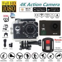 Спортна видеокамера WiFi Sport Action Camera, 4K Ultra HD, снимка 2 - Камери - 38121622