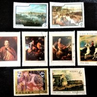 Полша, лот 2 - пощенски марки "Изкуство", 1*9, снимка 1 - Филателия - 31254868