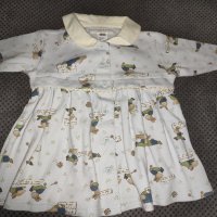 Бебешка рокличка със зайчета, снимка 1 - Бебешки рокли - 37157177