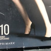 Primark Luxury 10 den L размер луксозни телесни чорапи за жартиери, снимка 9 - Бельо - 40685507