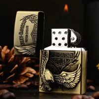 Метална запалка zippo дизайн, снимка 1 - Запалки - 31822902