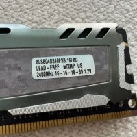 BALLISTIX SPORT 8GB DDR4 2400 MHz , РАМ памет , ram памет 8GB DDR4 за настолен компютър, снимка 7 - RAM памет - 44529757