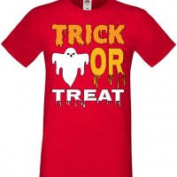 Мъжка тениска Trick Or Treat 2,Halloween,Хелоуин,Празник,Забавление,Изненада,Обичаи,, снимка 3 - Тениски - 38132066