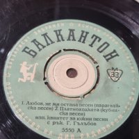 Грамофонна плоча - квинтет за южни песни с ръководител Г.Гълъбов , снимка 5 - Грамофонни плочи - 42125946