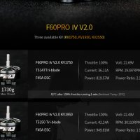 Продавам ТОП мотори за дронове T-MOTOR F60 Pro 4 V2, снимка 4 - Дронове и аксесоари - 31128267