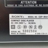 CD player SONY CDP-M44, снимка 5 - MP3 и MP4 плеъри - 29943204