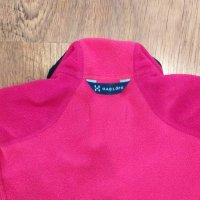 HAGLOFS Zip Neck Red Fleece Jacket - страхотен дамски полар, снимка 9 - Блузи с дълъг ръкав и пуловери - 31879257