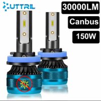Комплект LED крушки за фарове 30000LM - H7 , H4, снимка 1 - Аксесоари и консумативи - 44481802