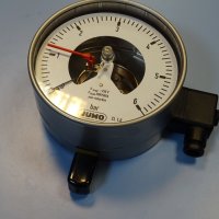 Ел. контактен Манометър JUMO Ф160, 6 bar pressure gauge with alarm contact, снимка 5 - Резервни части за машини - 39374033
