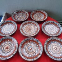 Продавам чинии българска керамика - 8 броя, снимка 3 - Други - 39433796