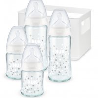 К-т за новородено-стъкло. NUK First Choice, снимка 2 - Прибори, съдове, шишета и биберони - 38228712