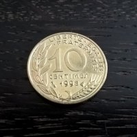 Монета - Франция - 10 сентима | 1998г., снимка 2 - Нумизматика и бонистика - 29304457