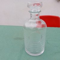Италианско стъклено шише за алкохол, снимка 3 - Аксесоари за кухня - 35384092