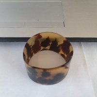 Антикварен пръстен за салфетки от черупка на костенурка набивки , снимка 5 - Антикварни и старинни предмети - 39227731