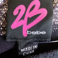 2B Bebe-Секси рокля кожен ефект змийски принт и дантела XS, снимка 8 - Рокли - 29918729