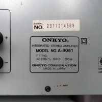 Продавам интегриран усилвател ONKYO A-8051, снимка 8 - Ресийвъри, усилватели, смесителни пултове - 44305437