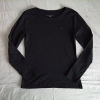 Tommy Hilfiger оригинална дамска блуза в черен/тъмносин цвят р-р M, снимка 1 - Блузи с дълъг ръкав и пуловери - 42880210