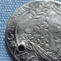 Сребърна монета 15 кройцера 1694г. Леополд първи Хал Тирол 13606, снимка 4 - Нумизматика и бонистика - 42915619