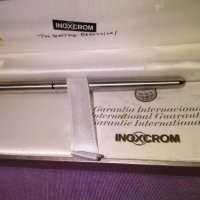 Писалка INOXCROM IRIDIUM SPAIN в кутия нова с 23,6 карата  златно покритие, снимка 3 - Ученически пособия, канцеларски материали - 29591241