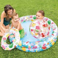 2887 Детски надуваем басейн с топка и пояс Intex, снимка 2 - Надуваеми играчки - 36883675
