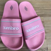 Оригинални розови чехли Umbro ! 39 н, снимка 1 - Чехли - 42390291