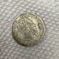 Изключително рядка италианска сребърна монета от 1863 година 20 centesimi - Vittorio Emanuele II, снимка 2 - Нумизматика и бонистика - 34985192