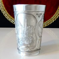 Чаша от калай с картини от Нюрнберг. , снимка 3 - Антикварни и старинни предмети - 39968028