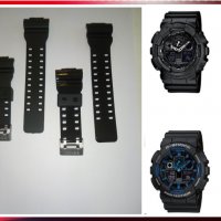 Брандирани чéрен Лак и Мат Casio G-shock верижка, каишка за часовник, снимка 4 - Каишки за часовници - 30372532