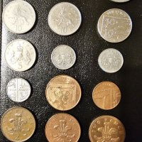 Голям лот от Английски монети в добро състояние, снимка 3 - Нумизматика и бонистика - 40075761