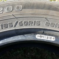 2бр. зимни гуми 185/60R15 Falken Euroall Season DOT 4315 6.5мм дълбочина на шарката. Цената е за ком, снимка 3 - Гуми и джанти - 30294760