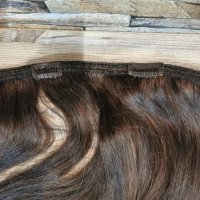 Екстейшъни 100% естествен косъм, снимка 8 - Аксесоари за коса - 36803512